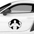 Workout Guy Aufkleber - Beispielansicht