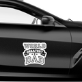 World greatest dad Aufkleber Nr 4 - Beispielansicht