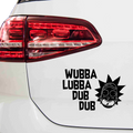Wubba lubba dub dub Aufkleber Nr. 3 2.svg - Beispielansicht