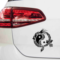 YingYang Drachenmuster Aufkleber - Beispielansicht