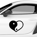 YingYang Liebe Aufkleber - Beispielansicht