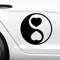 YingYang Love Nr.2 Aufkleber - Beispielansicht