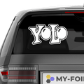 Yolo Nr.1 Aufkleber - Beispielansicht