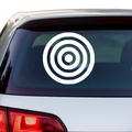 Zielscheibe 2 Aufkleber - Beispielansicht