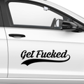get fucked Aufkleber - Beispielansicht