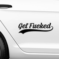 get fucked Aufkleber - Beispielansicht