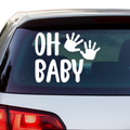 oh baby Aufkleber - Beispielansicht