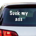 suck my ass Aufkleber - Beispielansicht