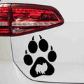 aufkleber-hundepfote-american-eskimo-hund-schwarz