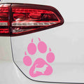 aufkleber-hundepfote-basset-hund-rosa