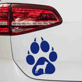 aufkleber-hundepfote-beauceron-hund-blau