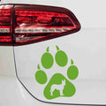 aufkleber-hundepfote-berger-picard-hund-gruen