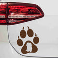 aufkleber-hundepfote-bolognese-hund-braun