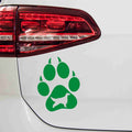 aufkleber-hundepfote-irish-setter-gruen