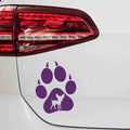 aufkleber-hundepfote-russian-toy-hunderasse-violett