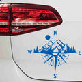 aufkleber-kompass-sunset-mountain-blau