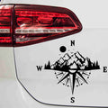 aufkleber-kompass-sunset-mountain-schwarz