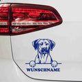 aufkleber-portrait-hunderasse-rhodesian-ridgeback-blau