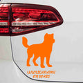 aufkleber-silhouette-alaskan-klee-kai-hund-orange