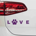 aufkleber-text-love-mit-hundepfote-violett