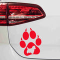 aufkleber-westie-hundepfote-mit-silhouette-rot