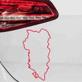 autoaufkleber-albanien-landkarte-rot